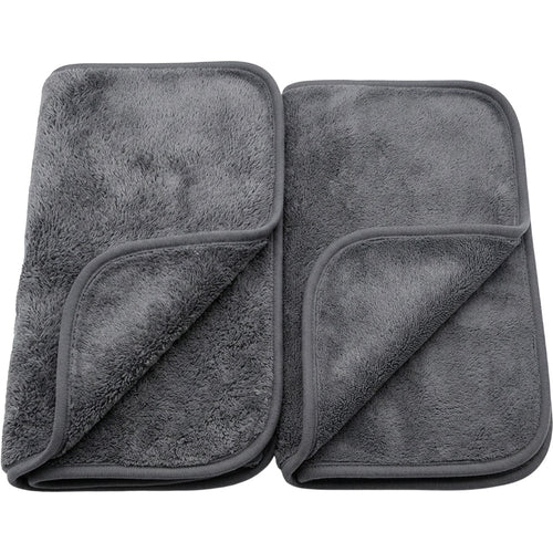 Kamxg Dryfold Dual-Pile Microfiber Car Towels 24 x 16 in Graphite 2 Pack - Product view