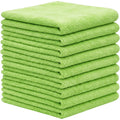 Kamxg Edgeless Auto Detailing Cloth Lime 10 Pack