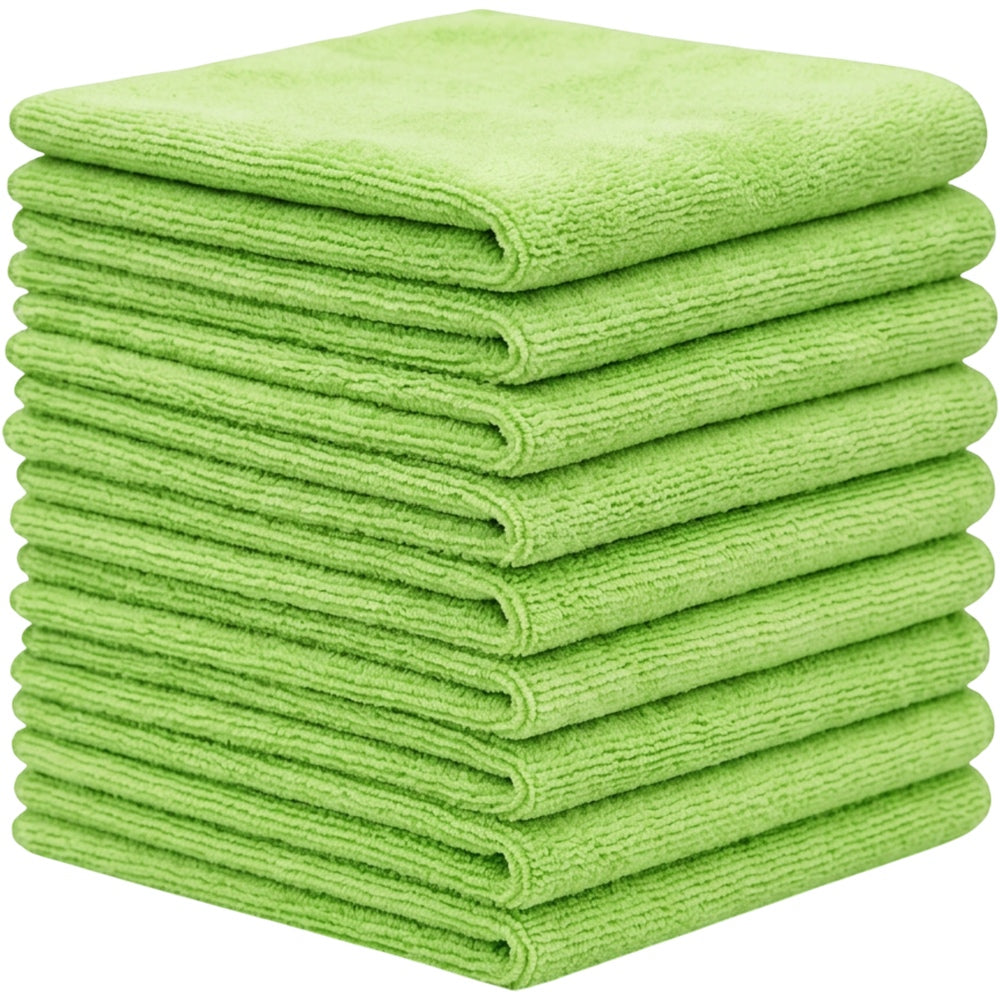 Kamxg Edgeless Auto Detailing Cloth Lime 10 Pack