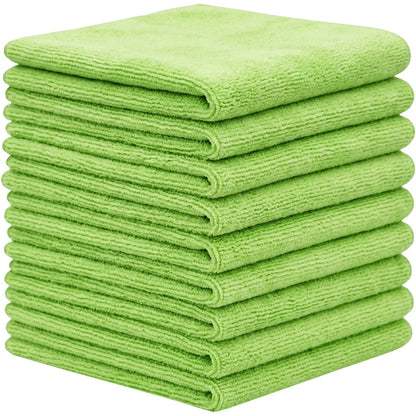 Kamxg Edgeless Auto Detailing Cloth Lime 10 Pack