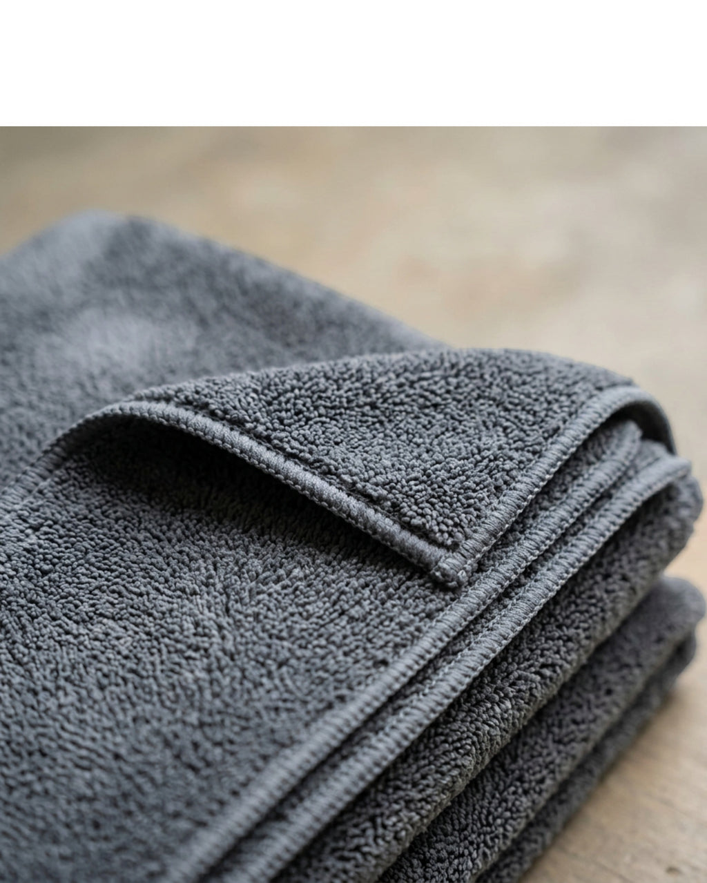 Kamxg Plush Microfiber Car Drying Towel Graphite 3 Pack